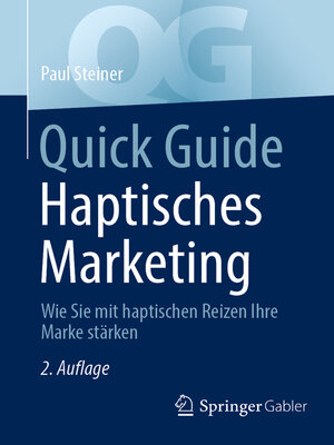 cover image of Quick Guide Haptisches Marketing
